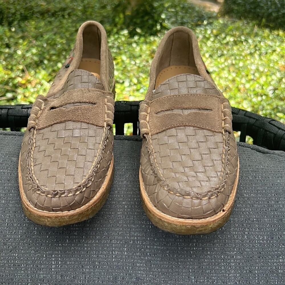 ▶️ G.H. Bass ◀️ Larson Woven Penny
Loafer In Sand. new condition.  Size 9 - Picture 3 of 16
